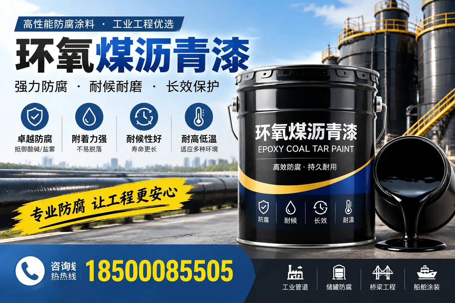 环氧煤沥青漆的施工方法与注意事项，确保在山南顺利完成